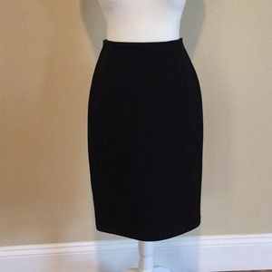 Ann Taylor Textured Black Skirt